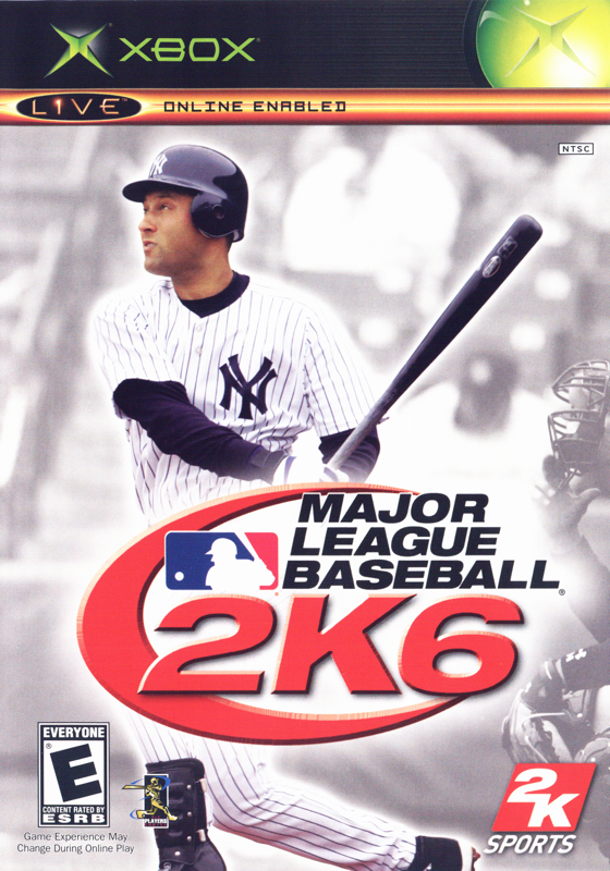 Major League Baseball 2K6 box art for Xbox